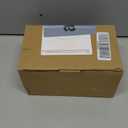 INIUNIK Glass Qtip Holder Dispenser with Bamboo Lid - 2 Pack Apothecary Jars - Cotton Balls Pads Swabs Holder Jar - Bathroom Vanity Canisters Jars for Countertop Storage and Organization (Yellow)