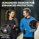 rivmount Lightweight Winter Running Gloves, Touch Screen & Anti-Slip Warm Thermal Glove Liners, Cool Weather Driving Cycling Hiking Biking Walking Sporting for Women Men (Medium, Wine Red)