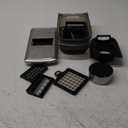 Pro Multifunctional Chopper - 10 in 1 Mandoline Slicer and Dicer, Veggie Chopper With 8 Blades, Carrot, Potato, Garlic (Black)