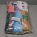 Luciphia 1 Pack 6 Dog Blankets Cat Soft Fluffy Fleece Pet Blanket Warm Cute Print Design Puppy Kitten Doggy Bone Medium(30"x20")