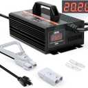 CMTOOL Forklift Battery Charger 24V 20A Smart Trickle Charger with LCD Display, 24 Volt 20 AMP Fully Automatic, for Lead-Acid Batteries, for Pallet Jack/Floor Scrubber/Golf Cart