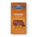 6 x GHIRARDELLI Caramel Milk Chocolate SQUARES Bar Premium Milk Chocolate Candy Bar Filled with Buttery Caramel, Individually Marked for Sharing, 4.8 oz Bar (EXP 11/30/26)