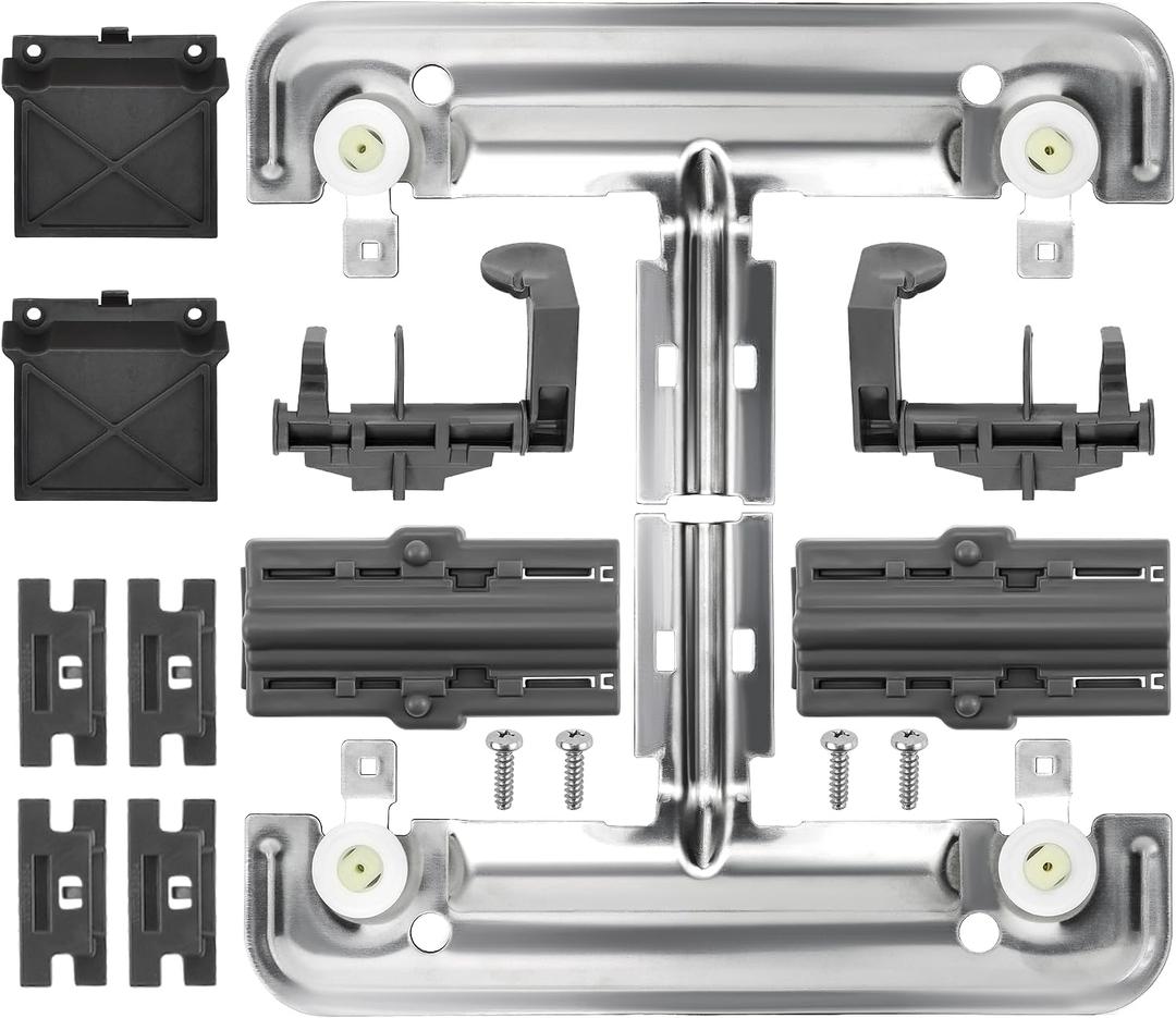 WDTA50SAHZ0 Upper Rack Parts W10712395 by AMI PARTS, Dishwasher Top Rack Fit for Ken-more Kitchen-aid Whirl-pool Dishwasher, Replace W10350375 AP5957560 WDT750SAHZ0 WDT970SAHZ0 WDT730PAHZ0