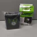 Slime 40060 Tire Inflator, Compact, Portable Car Air Compressor, Analog, Quick Connect Air Hose, Flat Tire Puncture Repair, 12V, 10 min inflation