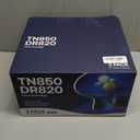 TN850 Toner Cartridge & DR820 Drum Unit Compatible for Brother TN850 TN-850 DR820 DR-820 Replacement for Brother DCP-L5500DN DCP-L5650DN HL-L6200DWT HL-L6400DW MFC-L5700DW MFC-L5800DW Printer (3pack)