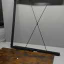 Vantic 31.5" Folding Desk, Foldable TV Tray Table for Eating on Couch, Extra Large TV Dinner Trays, Portable Fold Computer Writing Desk Table for Home Office, Rustic Brown