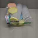 24pcs 16 oz Plastic Deli Containers with Screw Lids, Small Freezer Container Reusable 2 Cup Food Storage Container with Pen & Brush for Snack Salad Fruit, Microwave & Dishwasher Safe BPA Free