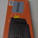 Ergonomic Wireless Keyboard with Wrist Rest, Wave Keys, Comfortable Natural Typing, 2.4GHz Full Size Ergo Wireless Computer Keyboard for Multi-OS, Windows, Mac OS Laptop/PC/Notebook (Black)