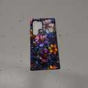 Case for Samsung Galaxy S24 Ultra,Colorful Floral Flower Art Phone Case Drop Resistant Glossy 2 in 1 Solid Dual-Layer Cover for Girl Women