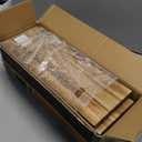 AMADA HOMEFURNISHING Floating Shelves, Paulownia Wood Wall Shelves for Living Room/Bedroom/Kitchen/Home Office, Wood Floating Shelf for Home Storage & Organization Set of 4 15.75" L x 5.91" W x 0.98"H