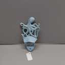 Hampton Nautical Dark Blue Whitewashed Cast Iron Wall Mounted Octopus Bottle Opener