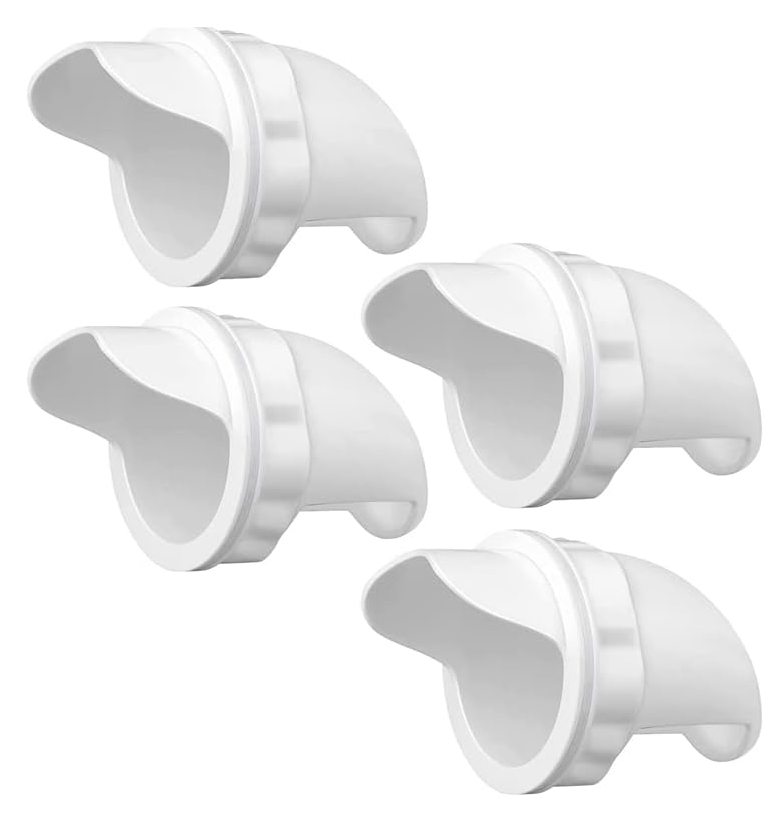 Rainproof Poultry Feeder Port DIY Poultry Pro Feeding Kit Special Tools for Breeding Chickens Ducks for Buckets/Barrels/Bins/Troughs (3)
