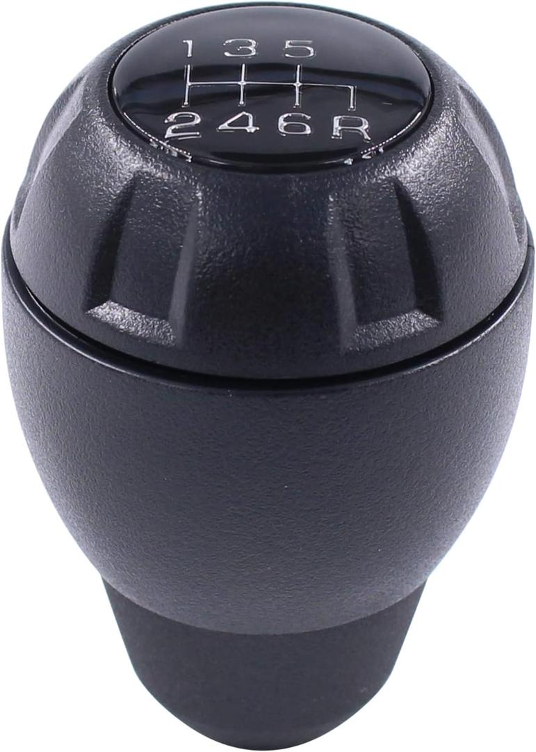 NewYall Black 6 Speed Manual Transmission Shift Knob for Jeep Wrangler 2007-2018 Gear Shifter