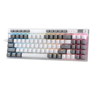 Redragon K655 75% RGB Wired Mechanical Gaming Keyboard, 78 Keys Hot-Swap Mechanical Keyboard w/Aluminum Cover Board, Upgraded Socket and Onboard Macro/Media Keys, Quiet Linear Red Switch