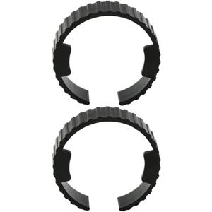 Generic 2 Pieces Dryer Hose Spare Rings, Pet Dryer Hose Clamps Wear Resistant Pipe Joint Clamp Replacement Pet Blower Accessory, Style B