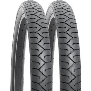 YUNSCM 2-PCS 27.5" Bike Tires 27.5 x 3.0/76-584 Compatible with 27.5x3.0 27.5X3 Fat E-Bike Bicycle Tires (Y-1009)