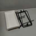 MALACASA 3 Tier Serving Trays for Party, Porcelain Serving Platters and Trays, 12 Inch Tiered Tray Stand, Fruit Tray, Trays for Serving Food, White Dessert Stand with Collapsible Sturdier Metal Rack