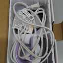 HTVRONT Heat Press Mini Heat Press Machine, Small Heat Press Portable Iron Press Machine for T Shirts, Hats, Heating Transfer Projects (Lavender Purple)