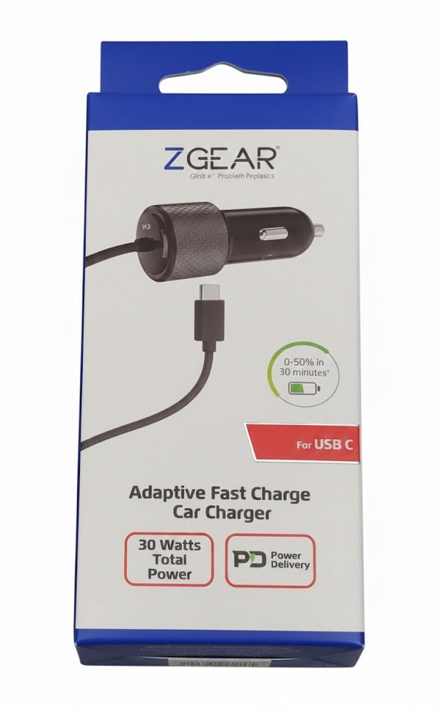 ZGear 2.4AMP Car Charger Type-C