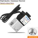 1/4'' NPT 24V Air Solenoid, 2 Position 2 Way Normally Closed Electric Pneumatic Solenoid Air Valve AirTAC 2v025-08 Outlet Wire