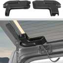 Rear Window Defroster Wire Tailgate Glass Heater Wire Cover Trim Rear Windshield Heater Wire Protector Cover Trim for 2018-2025 Jeep Wrangler JL JLU & Gladiator JT 2PCS (Black)
