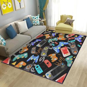 Video Game Rugs Carpets Gameing for Kids Teen Boy Room Bedroom, Colorful Gaming Floor Mats Area Rug for Living Room Gaming Chair Mat Hardwood, 59"*39" Area Rugs Carpet for Gamer Boys (3'3" x 4'11" (Rectangular), Dd-03)
