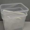 Domensi 2 Pack 2.5 Gallon Drink Dispenser for Fridge with Spigot Water Dispenser Leak Proof Lids Filter Screen Beverage Juice Container Sealed Plastic Lemonade Milk Cold Hot Drink Tea Jug for Party