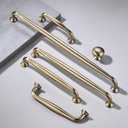 SAILING 10 Pack Cabinet Handles-5"/128mm Screw Spacing Champagne Bronze Furniture Hardware Handles for Kitchen Cabinets Bedroom Dresser Wardrobe Cabinet Pulls