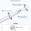 Supforce Closet Rods for Hanging Clothes, 17 to 159 Inches Stepless Adjustable Metal Closet Rod, 1.3 Inches Heavy Duty Clothes Hanging Rod for Closet Wardrobes Laundry RV, White