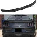 Glossy Black Spoiler Wing Compatible with 6th Gen 2015-2023 Ford Mustang 2-Door Coupe, Trunk Spoiler for V6/V8/EcoBoost/GT/Bullitt/Mach 1/Shelby