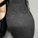 Girls Dress Shoes-Mary Jane Shoes for Girls Low Heel Princess Hook and Loop Dress Shoes Party Wedding Flats for Little/Big Kids Size 11