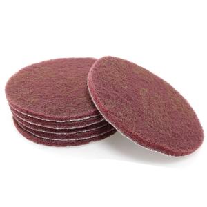 5Inch Scouring Pad 10PCS 320 x 400 Mesh 125mm Sponge Interface Pad Hook Loop Sanding Discs Sander Backing Pads