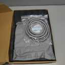 G-Promise All Metal 10 Inches Rainfall Shower Head with Handheld Spray Combo, 3 Settings Diverter, Adjustable Extension Arm with Lock Joints, 71 Inches Stainless Steel Hose (Brushed Nickel)