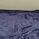 Fleece Blankets 66" X 78" Star Foil Print,Luxury Cozy Microfiber Blanket,Super Soft Flannel Fuzzy Blanket,Navy Blue