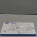 OMOTON 2.4G Wireless Keyboard, Ultra-Slim Compact Mini Keyboard with Type-C & USB-A Receiver, Compatible with Desktop Laptop Tablet PC Smart TV and Windows 11/10/8/7 - Grey