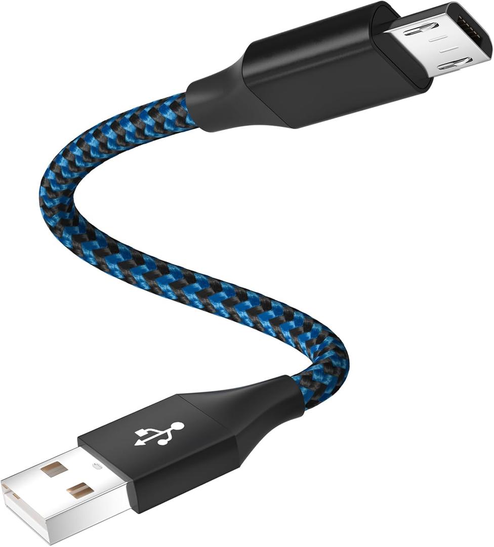 SCOVEE USB Power Cable for Fire Stick,Replacement Charger for Roku Streaming Stick,Express 4K,Premier,Micro USB Charging Cord for Chromecast,Short Cord Power up TV