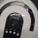 UV Gel Nail Lamp 120W LED Nail Light Fast Dryer for Gel Polish Curing with 4 Timers Portable Handle Large Space Automatic Sensor (White)