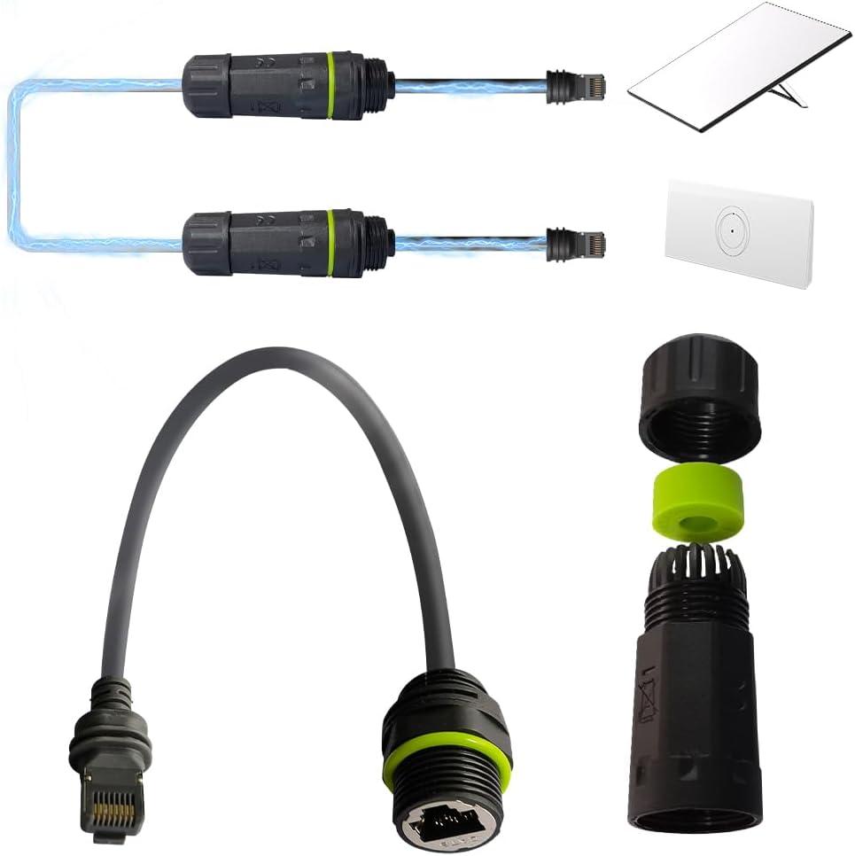 Ethernet Adapter for Starlink Gen 3/Mini, with 1.64FT Cable and 1000Mbps RJ45 Port, Waterproof -1PCS