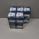 10 x Portable Clip On Fan for Under Shirt, Waist Fan Clip On Belt, 4-in-1 Rechargeable Body Fans with LED Light, Phone Stand, Fast Charging 4-Speed Hip Personal Fans for Baby, Mowing, Work, Kitchen, Truck (Black)