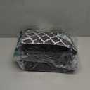 Fit & Fresh Lunch Bag For Women, Insulated Womens Lunch Bag For Work, Leakproof & Stain-Resistant Large Lunch Box For Women With Containers And Matching Tumbler, Snap Closure Westport Bag Black/White