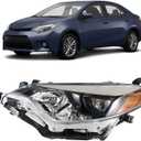 WFLNHB Headlights Assembly Replacement for Toyota Corolla 2014-2016 Projector Headlights Headlamps Driver Side