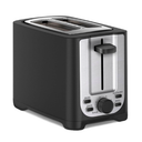 bella 2 Slice Toaster with Auto Shut Off - Extra Wide Slots & Removable Crumb Tray and Cancel, Defrost & Reheat Function - Toast Bread, Bagel & Waffle, Black