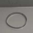 Keewah Round Perforated Tart Ring, 6.5, Stainless Steel