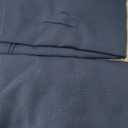 Navy Blue Curtains 72 Inch Length for Living Room Pair Set Back Tab Pocket Linen Panel Light Filtering Semi Sheer Dark Blue Curtains for Bedroom Door Picture Window Village Apartment Canopy 52x72 Long