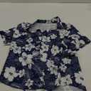Men's Short Sleeve Shirt Hawaiian Top Beach Thin Button Up Holiday Button Casual Summer XL
