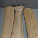 iTni Ceiling Fan with Lights, 52 Inch Wood Flush Mount Ceiling Fans with Remote Control, Dimmable Light, 3 CCT, 6 Speeds, Noiseless, Ceiling Fan for Bedroom, Living Room, Office, Indoor, Natural Wood and Black