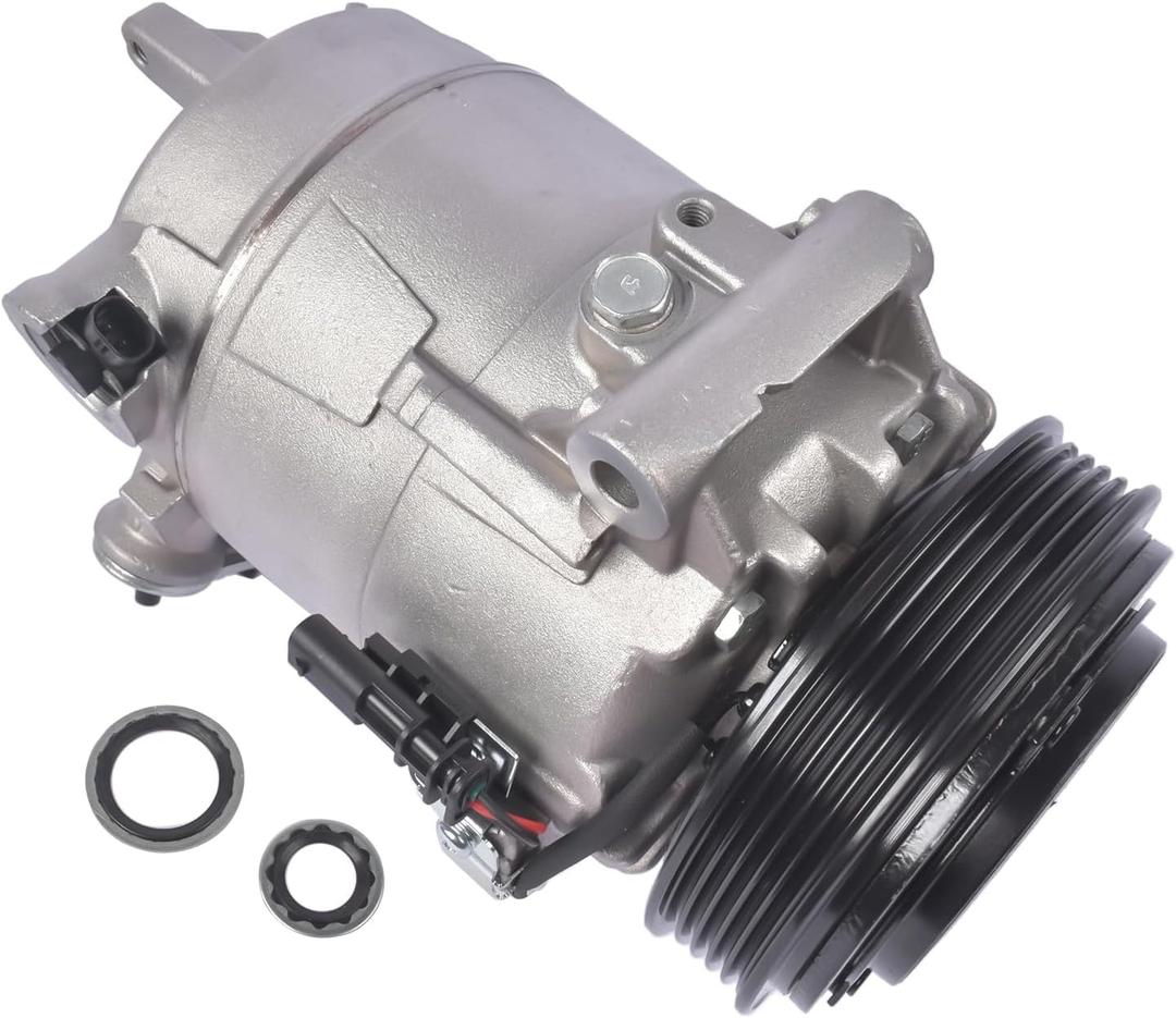 AC Compressor with Clutch Replacement for Buick Regal 2014-2017, Chevy Impala 2014-2018, Malibu 2013-2015, Malibu Limited 2016, GMC Terrain 2015-2017 23314082 23338189 84491974