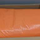 Flutesan Concrete Blanket 6 x 25 ft, 3.6 mm Thick Multipurpose Concrete Curing Blanket Outdoor Winter Insulated Tarps Heavy Duty Waterproof PE Foam for Cement Construction Keep Warm, Orange