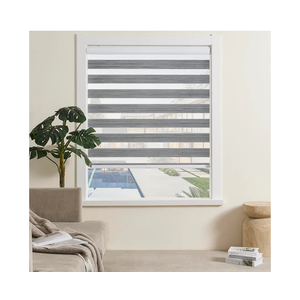 Cordless Zebra Blinds Window Blind Zebra Shade Blinds for Windows Roller Sheer Shades Privacy Light Filtering Shades for Home Kitchen Bathroom (Width 42'' X Height 72'' Grey)