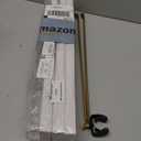 Gisafai 2 Pcs Flag Spreaders for Indoor Flag Pole Display Gold Juneteenth Independence Day Banner Holder, 19.69 Inches in Total Length